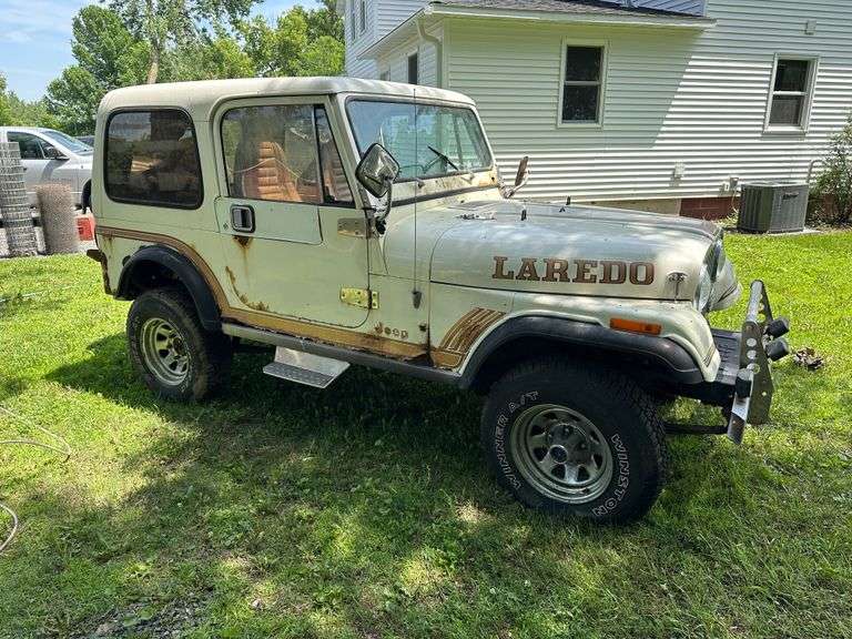 1986 Jeep CJ7, 2 Door, 4x4, 6 Cylinder, 4 Speed Manual Transmission, 143,058 Miles, Has Not Been Ran