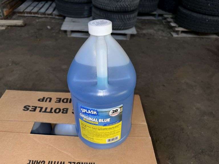 (3) Cases of Splash -20 Windshield Washer Fluid, 6 Gallons per case, Buying All for One Money