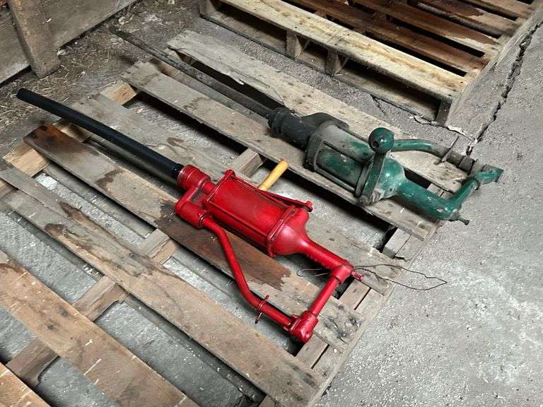 (2) Oil Pumps for Oil Barrels with Hand Crank, Buying Both for One Money