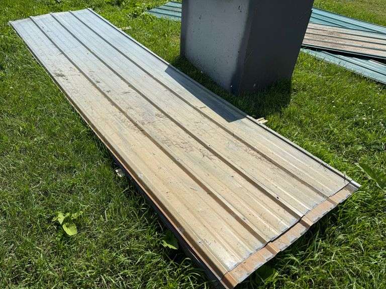 (10) 12’ Sheets of Used Metal, Buying All for One Money