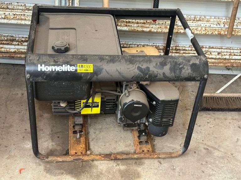 Homelite LR4300 Generator with 7.5hp Gas Engine, *Will Need a Tune Up