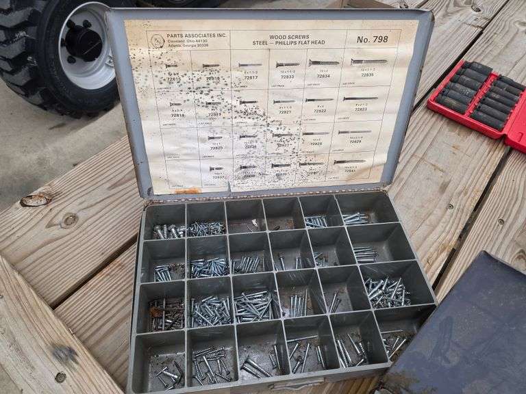 (3) Containers of Misc Nuts and Screws