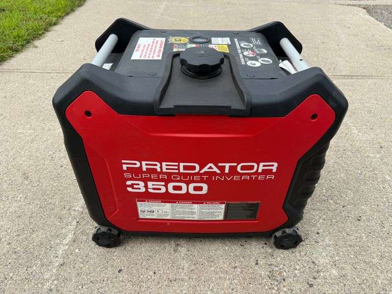 Predator 3500 Super Quiet Inverter, 3000 Running Watts, 3500 Max Starting Watts, 120V 20/30 AMP