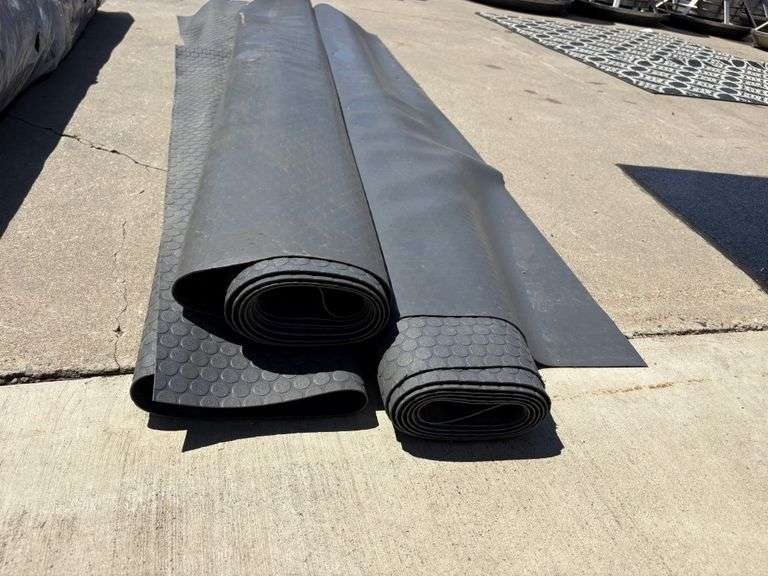 (3) Rubber Garage Floor Mats, 8’ Wide, 17’ long