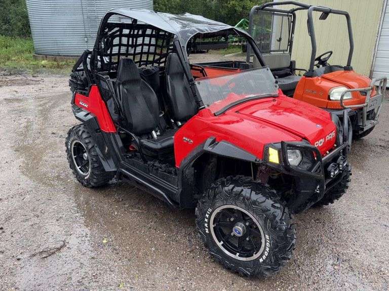 2008 Polaris RZR 800, 1/2 Windshield, Spare Wheel, Winch, Soft Top, Toolbox, 131.4 Hours, 1548 Miles