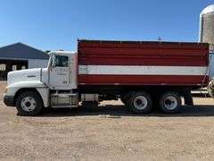 1989 Freightliner Semi, 766,000 Miles, 9 Speed Transmission, 19’ Steel Box, Roll Tarp, 855 Cummins @