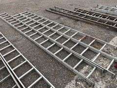 (3) Aluminum Step Ladders, 16’-18’, Buying All for One Money