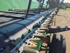 2014 John Deere 640FD 40’ Flex Draper, Flip Reel, Dual Knife Drive, Poly Tine Pickup Reel, Comes wit