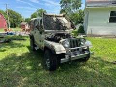 1986 Jeep CJ7, 2 Door, 4x4, 6 Cylinder, 4 Speed Manual Transmission, 143,058 Miles, Has Not Been Ran