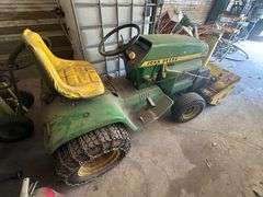 John Deere 214 Lawn and Garden Tractor with 42” Deck and 38” Front Mounted Snowblower, Will Have New