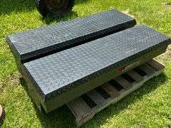 Pair of Pickup Toolboxes, Made to go in a 8’ Box with Front Cross Box, No Keys, Buying Both for One 