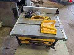 DeWalt Model DW745 10” Table Saw with Stand, *Must be Picked Up By Friday, July 25th. No Exceptions!