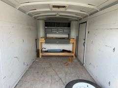 US Cargo 6’ x 10’ Enclosed Trailer, 2” Ball, Double Rear Doors, ST205/75R15 Tires on 5 Bolt Rims, Li