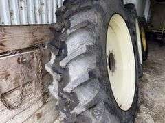 (2) Firestone All Traction 23 480/80R46 Tires on 10 Bolt Rims, 11” Centers