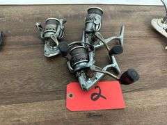 (3) PFLUEGER Fishing Reels, Set up for Left Hand, Should be in Working Order Per Seller - 2, Buying 