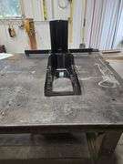 1800lb Adjustable Motorcycle Stand with Wheel Chock