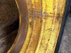 (2) Coop AgriFab Master 20.8-38 Tires, on double bevel rims