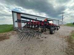 2010 Case IH 870 EcoloTiger Disk Ripper, 7 Shank, with 5 Bar Harrow, Approx 14’ Wide, SN: 041951