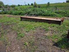 Beams for Overhead Crain, 2 Vertical and 1 Horizontal, Verticals are 10” I Beams and Measure 10” x 1