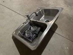 Stainless Steel 2 Compartment Sink