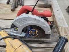 Black and Decker 7 ¼” Saw, and Dewalt DW747 7” Angle Grinder