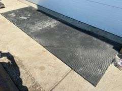 (2) 4’ x 6’ Rubber Matts, ¾” Think, 1 – Has a Tear, Buying All for One Money