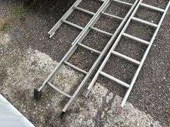 (3) Aluminum Step Ladders, 10’-18’, Buying All for One Money