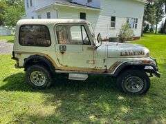 1986 Jeep CJ7, 2 Door, 4x4, 6 Cylinder, 4 Speed Manual Transmission, 143,058 Miles, Has Not Been Ran