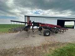 2010 Case IH 870 EcoloTiger Disk Ripper, 7 Shank, with 5 Bar Harrow, Approx 14’ Wide, SN: 041951