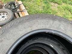 (4) Used Goodyear Wrangler 265/65R18 Tires, Buying All for One Money