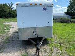 US Cargo 6’ x 10’ Enclosed Trailer, 2” Ball, Double Rear Doors, ST205/75R15 Tires on 5 Bolt Rims, Li