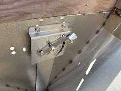 (4) Double Sided Stainless Steel Wet/Dry Pig Feeders, 57” Long