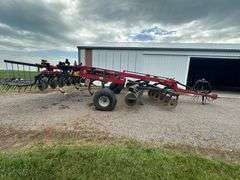 2010 Case IH 870 EcoloTiger Disk Ripper, 7 Shank, with 5 Bar Harrow, Approx 14’ Wide, SN: 041951