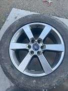 (4) 20” Ford 6 Bolt Wheels off 2012 Ford F-150, Has (1) 275/55R20 Hankook Tire