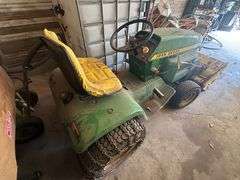 John Deere 214 Lawn and Garden Tractor with 42” Deck and 38” Front Mounted Snowblower, Will Have New