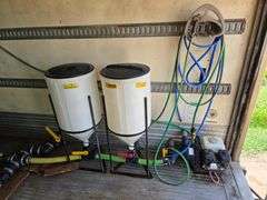 2001 Utility 38’ Enclosed Water Trailer, (4) 1500 Gallon Tanks, (2) 30 Gallon Inductors, Honda GX160