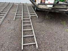 (3) Aluminum Step Ladders, 10’-18’, Buying All for One Money
