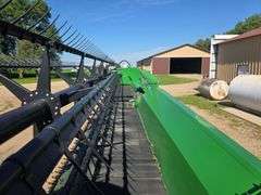 2014 John Deere 640FD 40’ Flex Draper, Flip Reel, Dual Knife Drive, Poly Tine Pickup Reel, Comes wit
