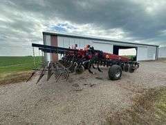 2010 Case IH 870 EcoloTiger Disk Ripper, 7 Shank, with 5 Bar Harrow, Approx 14’ Wide, SN: 041951