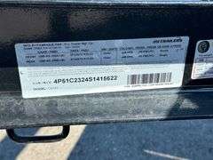 2025 PJ Model C5182 Trailer, 18’ Long, 6’11” Inside Wheel Wells, Comes with Ramps, Brakes, and LED L