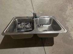 Stainless Steel 2 Compartment Sink