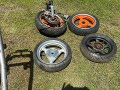 2 Scooters, Believed to be Longbo Brand, all Taken Apart and Most of the Parts Should be There Per S