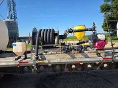 1994 Transcraft 48' Spread Axle Water Trailer, Air Ride, (2) 2,350 Gallon Tanks, 11R24.5 on All Alum