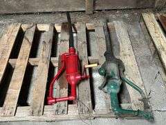 (2) Oil Pumps for Oil Barrels with Hand Crank, Buying Both for One Money