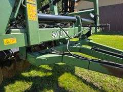 Wishek 862NT Tandem Disk, 30’, Rotary Scrapers, Approx 29” Front Blades, Approx 29” Rear Blades, 385