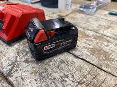 New Milwaukee M18 SC 5.0 Amp Battery and Charger