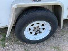 US Cargo 6’ x 10’ Enclosed Trailer, 2” Ball, Double Rear Doors, ST205/75R15 Tires on 5 Bolt Rims, Li
