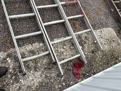 (3) Aluminum Step Ladders, 16’-18’, Buying All for One Money
