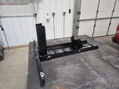 1800lb Adjustable Motorcycle Stand with Wheel Chock