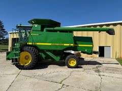 1999 John Deere 9510 Combine, 2wd, 3,279/4,588 Sep/Eng Hours, Maurer Hopper Extension, 3 Speed Hydro